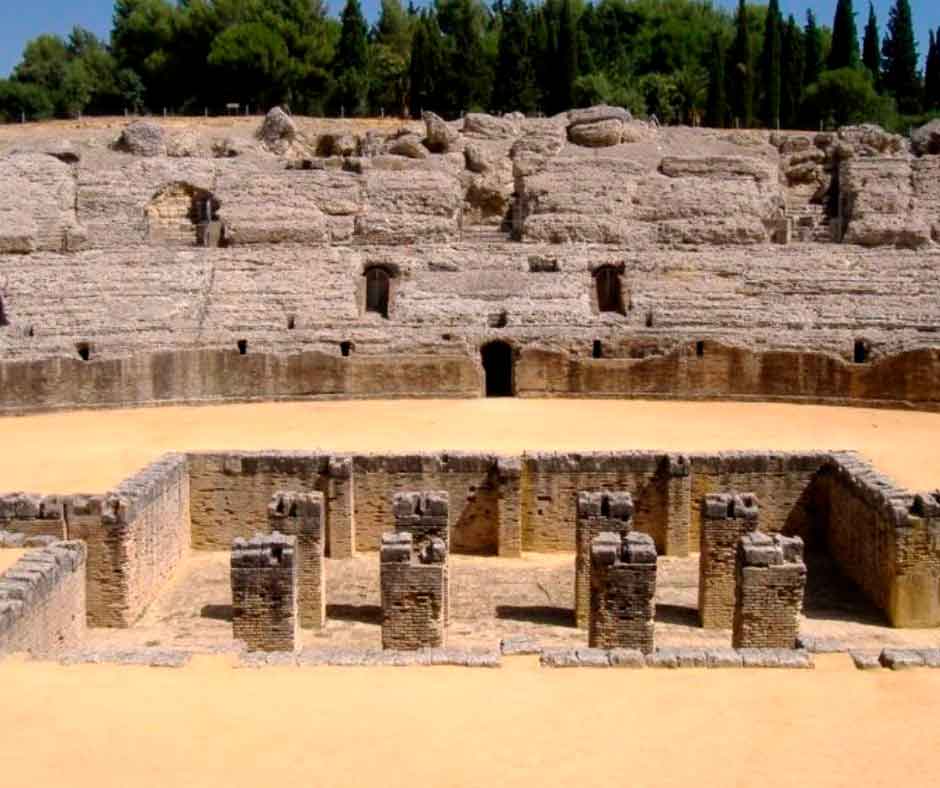 Sevilla con niños Ruinas de Italica